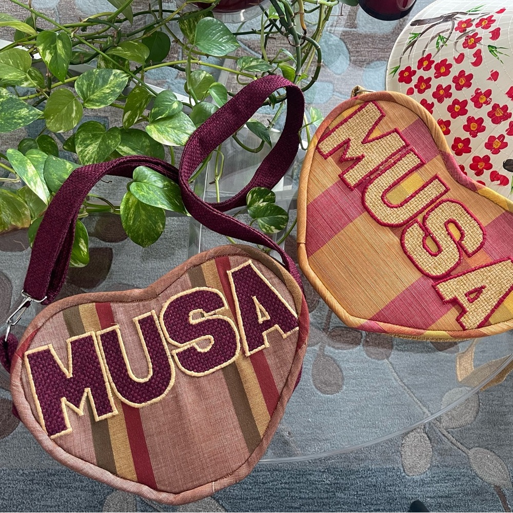 Heart-Shaped MUSA Crossbody Bag